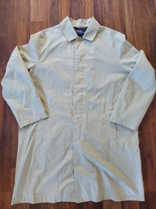 Vintage Polo Ralph Lauren Trenchcoat Schottenkaro Futter und Kragen Beige Jacke Gr. L - Bild 1 von 10