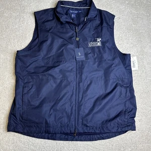 Men’s NEW Polo Golf Ralph Lauren Full Zip Windbreaker Vest USGA 2007 - Picture 1 of 7