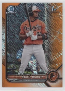 Bowman Chrome Prospects Orange Shimmer Refractor 2022/25 Darell Hernaiz #BCP-27 - Imagen 1 de 3