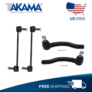 4pcs Front Outer Tie Rod End+stabilizer link for 18-23 TOYOTA CAMRY 19-22 AVALON - Bild 1 von 6