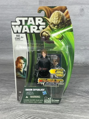 Star Wars Anakin Skywalker Light Up Lightsaber, MH02 Movie Heroes, Yoda Card - Image 1 of 4