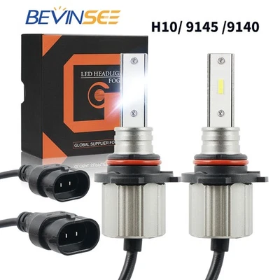 2x H10 9145 LED Fog Light Bulbs For Opel Insignia A 2008-2017 6000K Bright White - Image 1 of 4