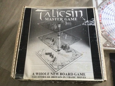 Taliesin Master Game metal pieces 3 levels vintage 80s rare King Arthur  - Image 1 of 4