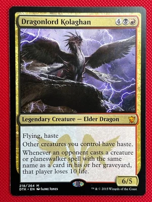 MTG 1X Dragonlord Kolaghan X1 Dragons of Tarkir Magic - NM - Image 1 of 2