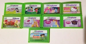 Leap Frog Explorer Game Lot Dora My Little Pony Hello Kitty Disney - Picture 1 of 3