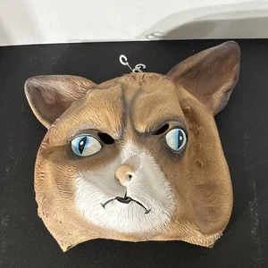 Cattitude Mask Angry Cat Grumpy Fancy Dress Halloween Adult Costume Accessory - Picture 1 of 5