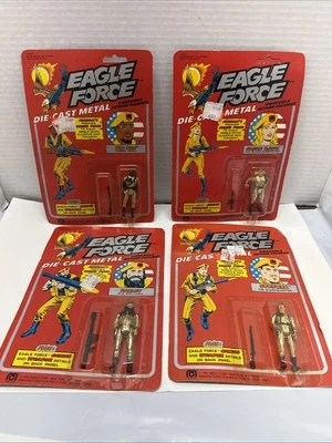 Eagle Force Die Cast Metal Figure lot MEGO 1981 - Image 1 of 4
