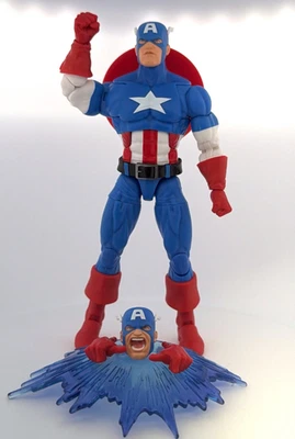 Boneco Gamerverse Marvel vs Capcom Capitão América Marvel Legends - Imagem 1 de 3