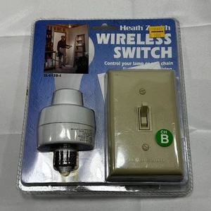 Heath Zenith Basic Solutions Wireless Switch And Socket Lamp SL-6138-I New - Imagen 1 de 5