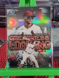 2025 Bowman Chrome No.GL-17 JJ WETHERHOLT Cardinals Greatness Loading Rookie - Picture 1 of 5