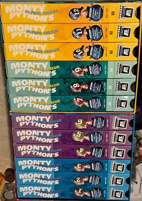 Monty Pythons Flying Circus: Complete 1st  & 2nd Seasons(VHS, 1999, 12-Tapes - Image 1 of 4
