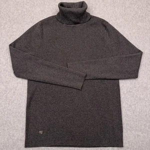 Lauren Ralph Lauren Black Label Turtleneck Sweater Women's S Gray Ribbed Knit - Picture 1 of 6