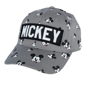 Disney Youth Mickey Reacts Baseball Hat, Gray Black - Picture 1 of 5