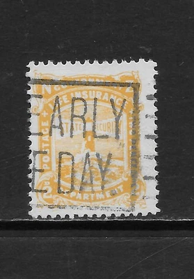 NEW ZEALAND SCOTT OY19 USED FINE - 1921 2p YELLOW LIFE INSURANCE ISSUE - Image 1 of 2
