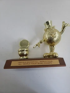 Gus Macker All World Tour All World Toilet Bowl Champs Trophy 1993 Rare Es4 - Picture 1 of 15