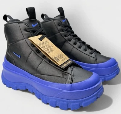 Nike Blazer Roam Mid Winter Boots Women’s Black Racer Blue SZ 8 - Image 1 of 4