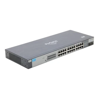 HP ProCurve 1700-24 J9080A 24x RJ-45 2x switch rack gestito SFP senza rack orecchie - Immagine 1 di 4