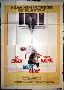 manifesto 4F film BUDDY BUDDY Billy Wilder Jack Lemmon Walter Matthau 1981 - Picture 1 of 1