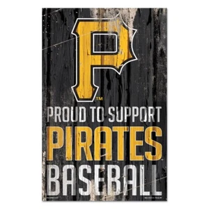 Pittsburgh Pirates MLB 17" x 11" Wood Decorative Indoor Sign Wincraft - Picture 1 of 1