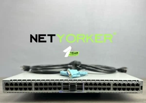 Arista DCS-7280TR-48C6 48x10GbE RJ45 (1/10G) & 6x100GbE QSFP Rear To Front - Picture 1 of 6