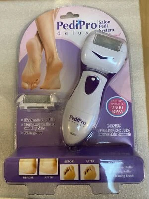 Rodillo de pulido de pies táctil personal Pedipro Deluxe Salon Pedi System NUEVO EN PAQUETE Foto 1 de 2
