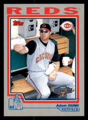 2004 Topps Opening Day #76 Adam Dunn Cincinnati Reds - Image 1 of 2