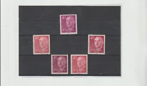 España Franco Variedades y Errores año 1955-56 (HC-252) - Imagen 1 de 1