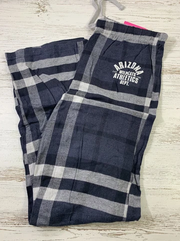 NEW NCAA Arkansas Razorbacks Black Plaid Pajama Athletic Shorts Medium Cover