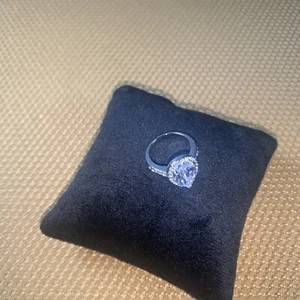 Sterling Silver 925 Plated Zircon Rings - Picture 1 of 1