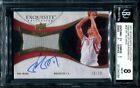 BGS 8 NM MINT 2007-08 EXQUISITE COLLECTION YAO MING #EEYM /10 AUTO 10 PATCH