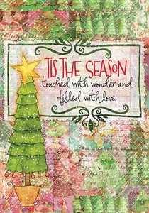 TIS THE SEASON - MINI BANDERA JARDÍN - TOTALMENTE NUEVO 12x18 NAVIDAD 0065 - Imagen 1 de 1