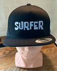Surfer Embroidered Hat Yupoong Classics Black Adjustable Cap