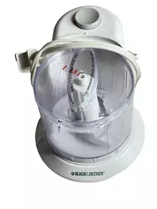 Black & Decker Food Chopper One-Touch Electric HC306 Motor Tested Campers Small - Picture 1 of 8