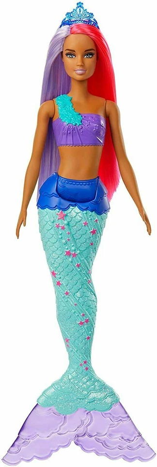 Barbie Dreamtopia Mermaid Doll 12-inch Pink and Purple Hair Mattel GJK09