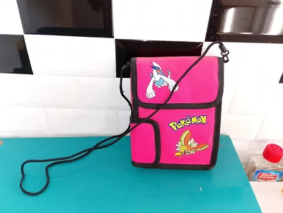 VF Nintendo gameboy game boy color pokémon or argent pochette rose sacoche - Photo 1/3