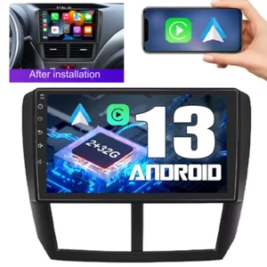 Radio estéreo de coche GPS BT para Subaru Forester Impreza 2008-2012 CarPlay Android 13 - Imagen 1 de 24