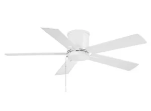 Hampton Bay Grantway 48 in. Indoor/Outdoor Matte White Low Profile Ceiling Fan - Picture 1 of 8