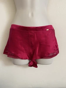 New M&S Rose Women’s 76% silk French knickers (Magenta ) size 12 - Picture 1 of 6