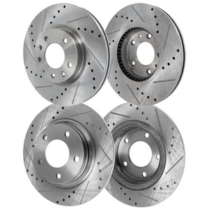 Rear Brake Disc Rotors for Mazda Mercury Milan Ford Fusion Lincoln MKZ Zephyr 06 - Picture 1 of 12