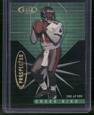 2000 SAGE HIT #P9 Shaun King Prospectors Emerald #/999 - Image 1 of 2
