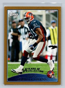 2009 Topps Kickoff #4 Terrell Owens Gold SN /2009 - Picture 1 of 2