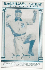 Hughie Jennings Baseball's Great Hall Of Fame Exhibit card 1974 - Picture 1 of 2