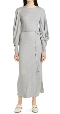 Ted Baker Blubella Structured Drape Sleeve Midi Dress Stretch Jersey Sz 1 / US 4 - Image 1 of 4