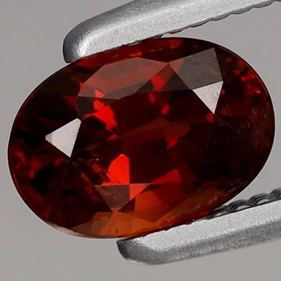 0.75ct T.W 6x4mm Oval Natural Reddish Orange Spessartite Garnet Namibia, Africa - Image 1 of 4