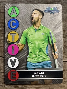 Tenis grafito Topps 2024 NOVAK DJOKOVIC metal activo #ACM-1 - Imagen 1 de 2