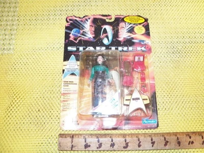 1994 PLAYMATES "Star Trek Generations" Troi Figure MARINA SIRTIS Autographed - Image 1 of 4