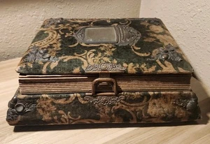 Antique Victorian Celluloid Photo Album Music Box -AS IS - Picture 1 of 15