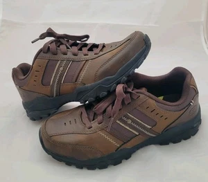 NWOT Skechers Air-Cooled Memory Foam Henrick Delwood Oxford DAD SHOE 7.5 - Picture 1 of 8