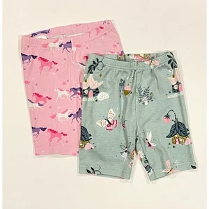 Set of 2 Girls Summer Shorts Size 6 - Picture 1 of 5