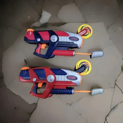 WOW! Set of 2 SUPER SOAKER HYDROBLADE Vintage 03 Hasbro Great Working Condition - Image 1 of 4